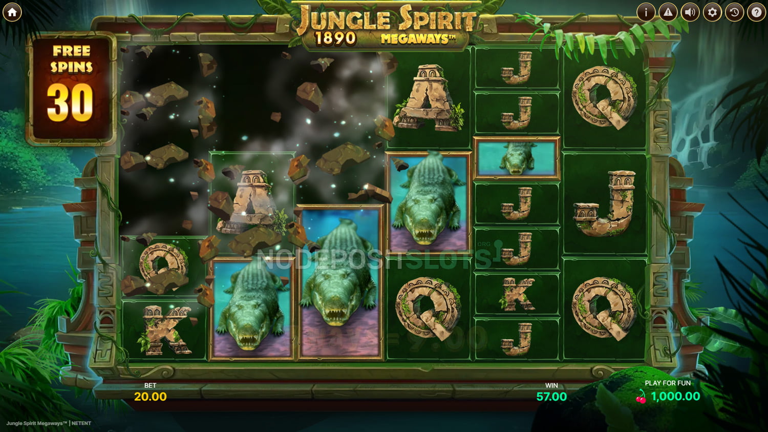 Jungle Spirit Megaways - Spinning