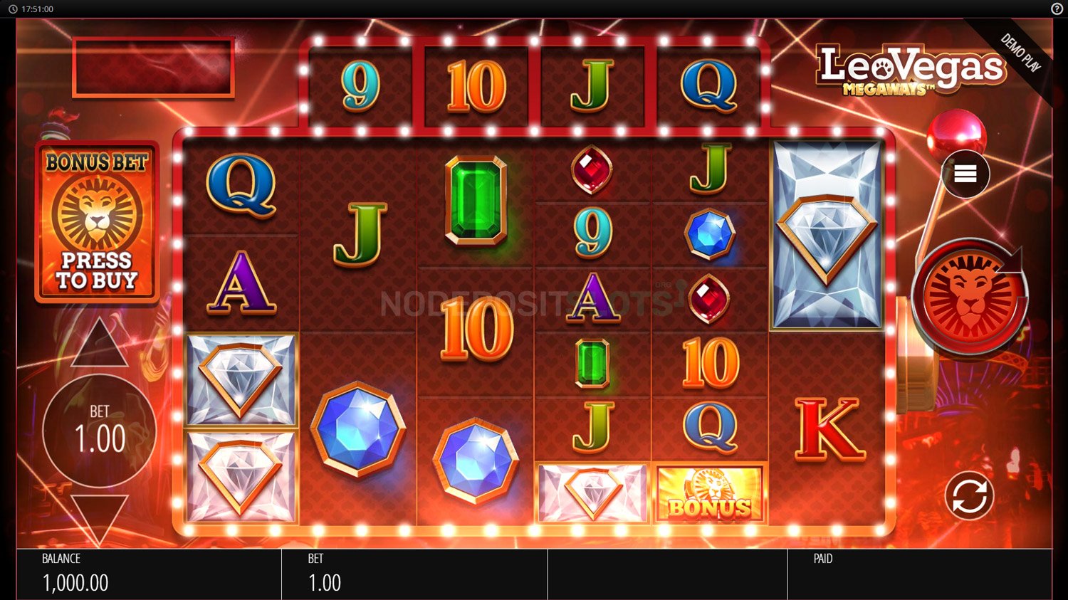 Leovegas Мegaways - Symbols