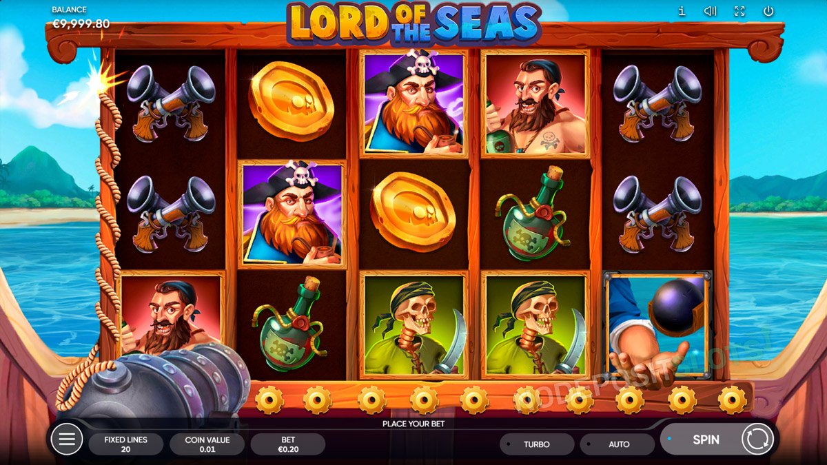 Lord of the Seas Slot - Symbols