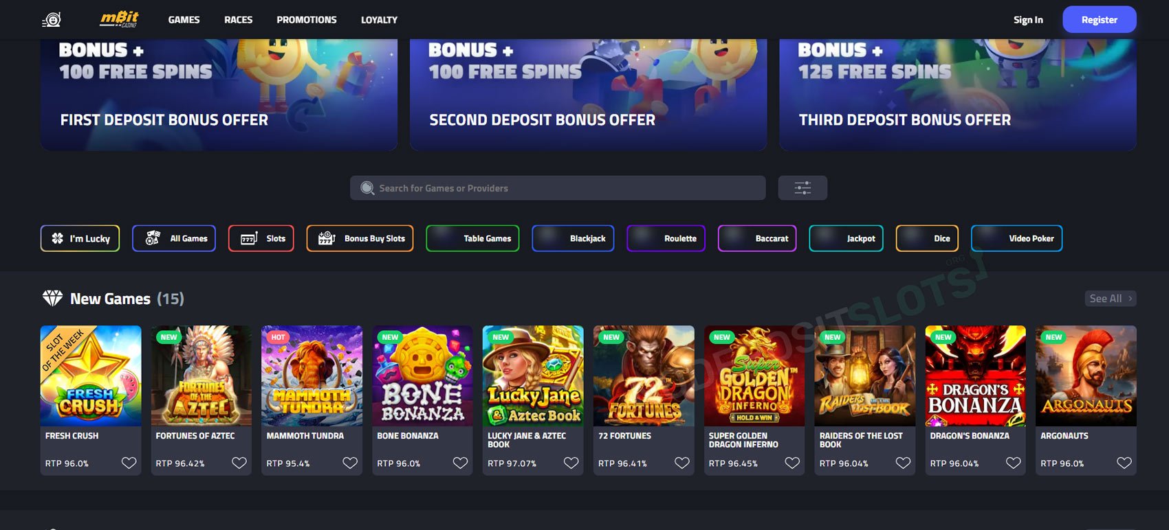 mBit Online Casino Preview
