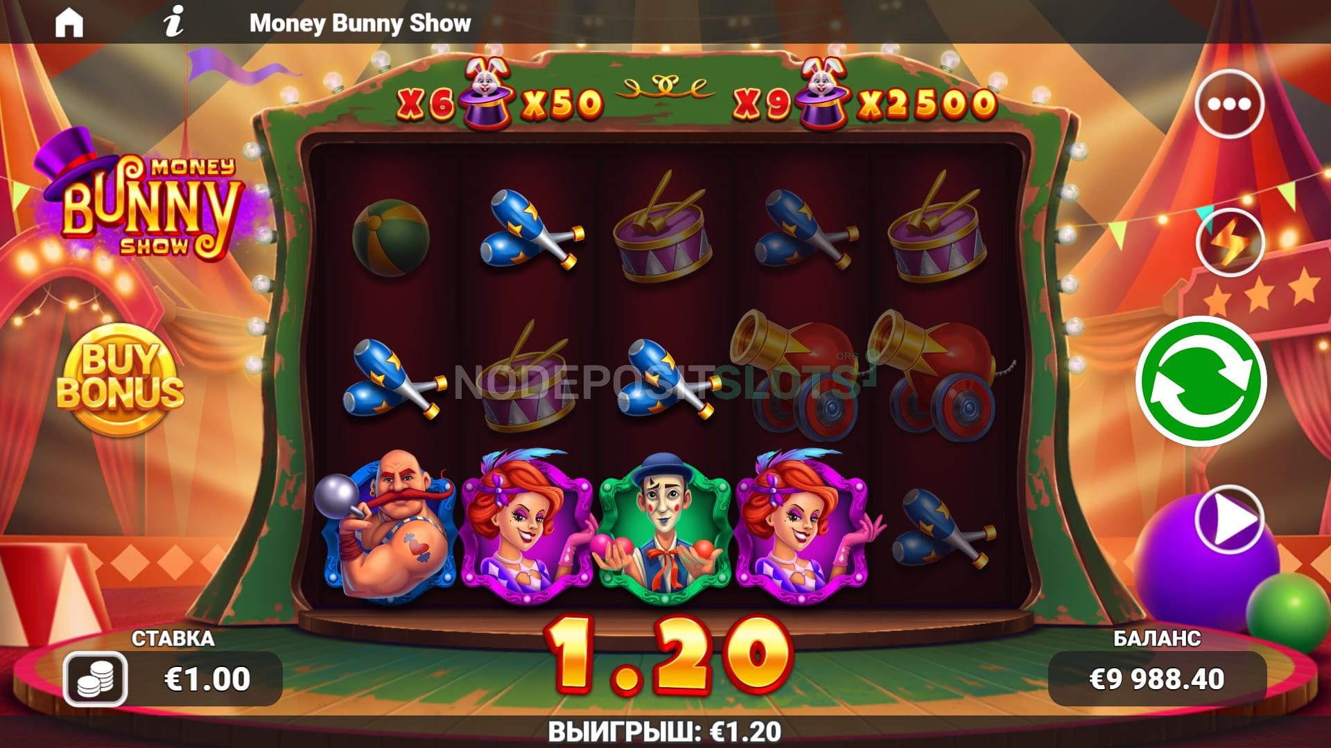 money bunny show win