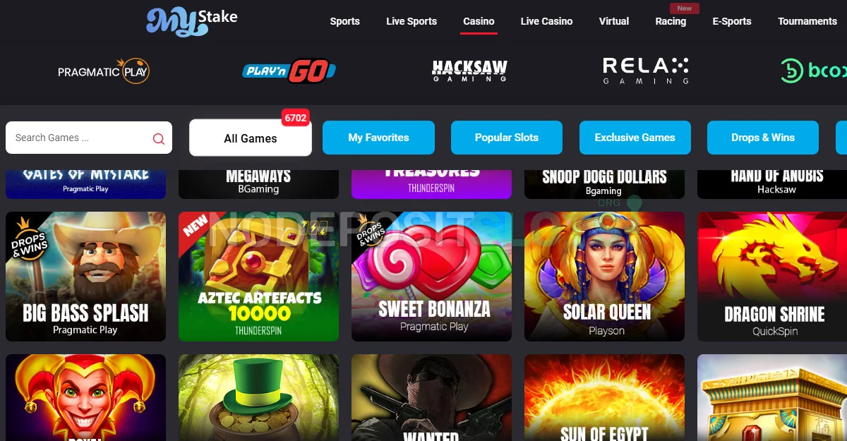 mystake casino all games