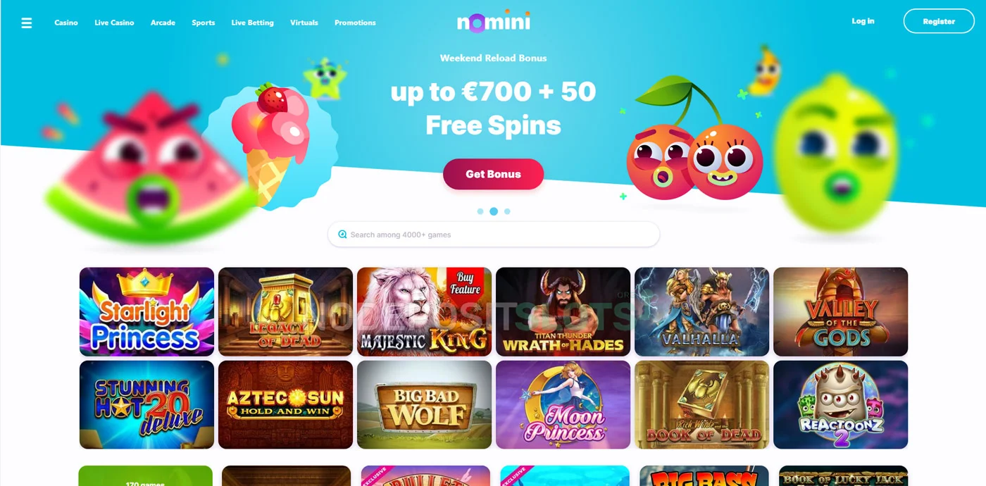 Nomini Casino Games