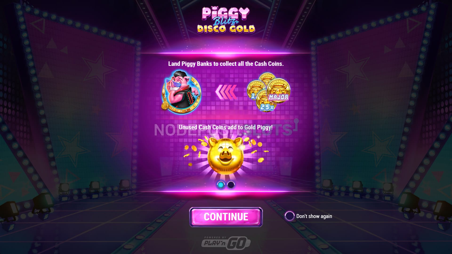 piggy blitz disco gold continue