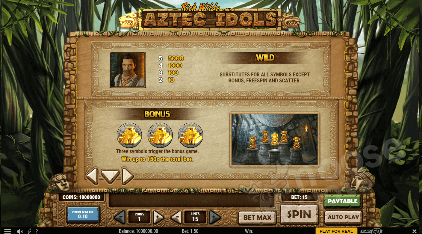 Play Aztec Idols slot