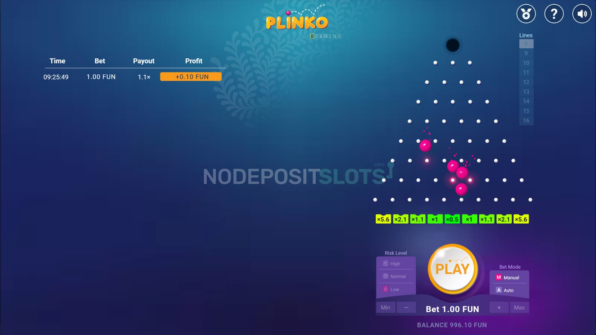 plinko bgaming