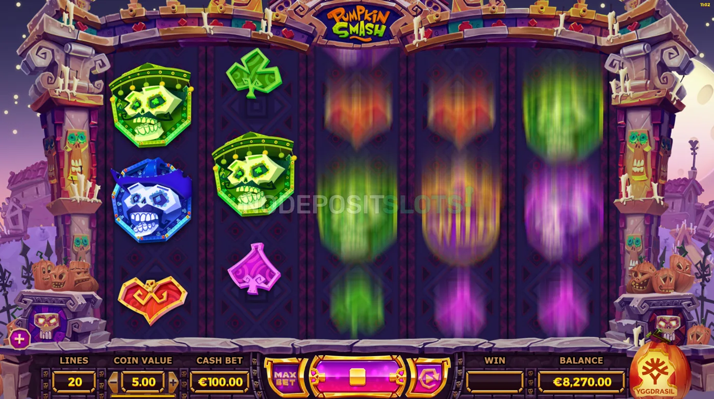 Pumpkin Smash Slot - Spin