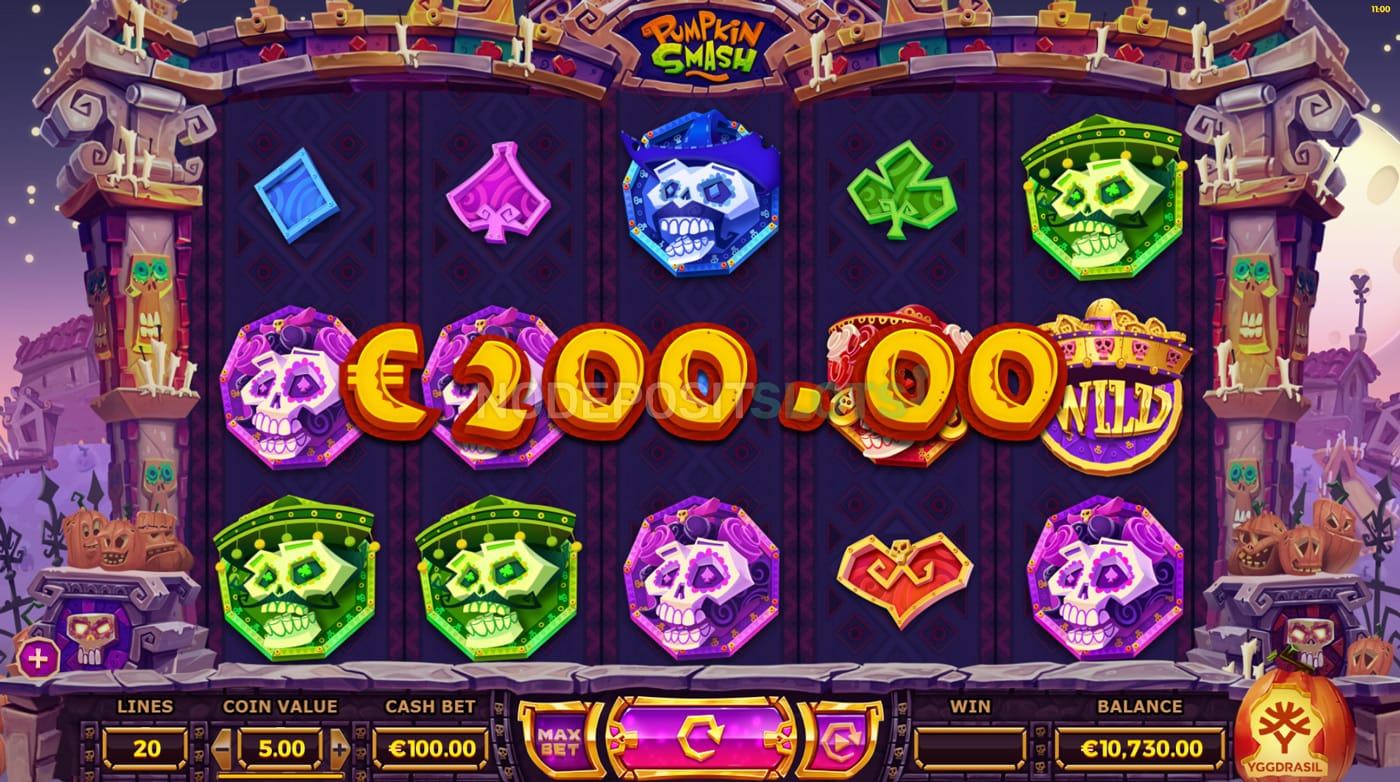 Pumpkin Smash Slot - Win