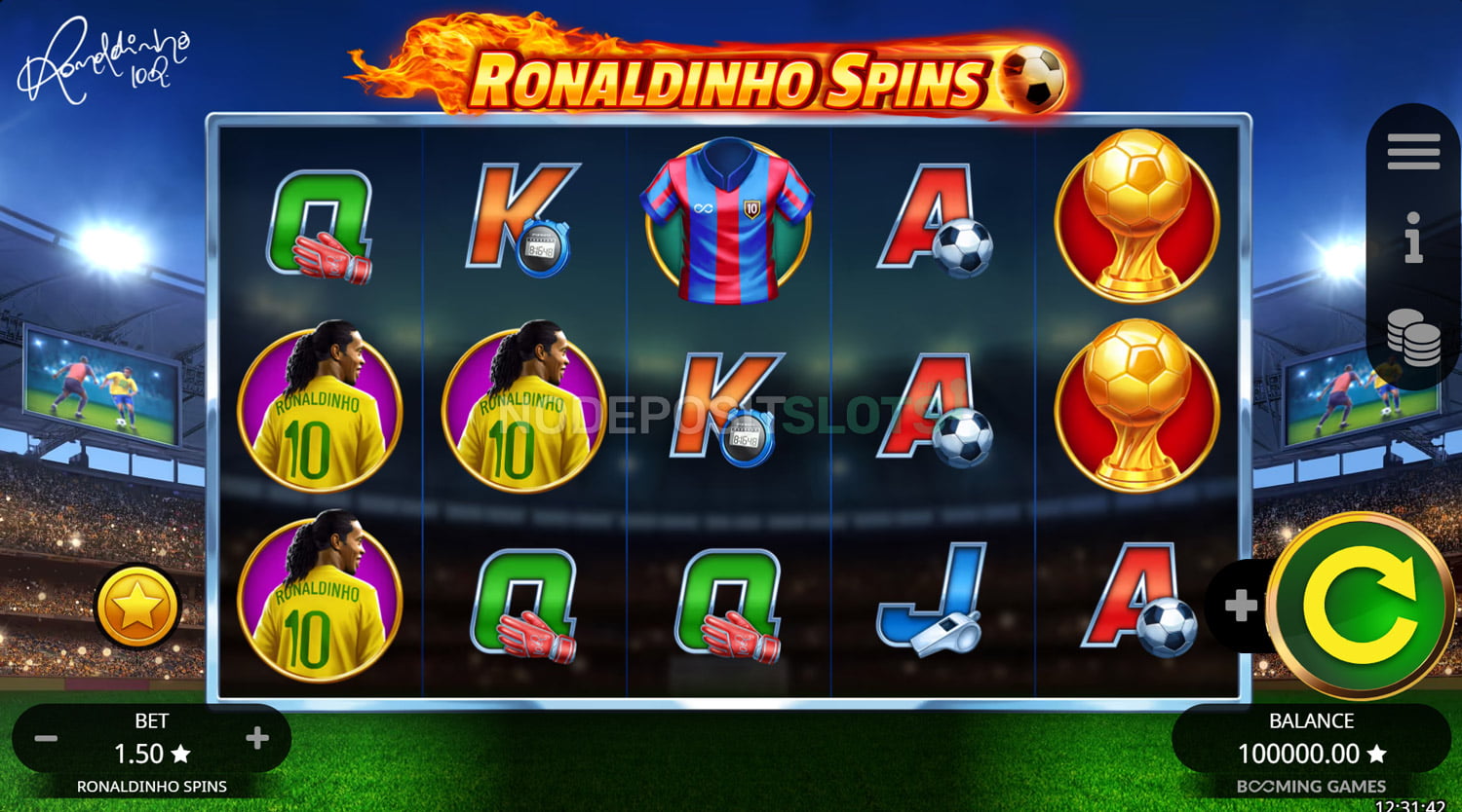 Ronaldinho Spins - Symbols