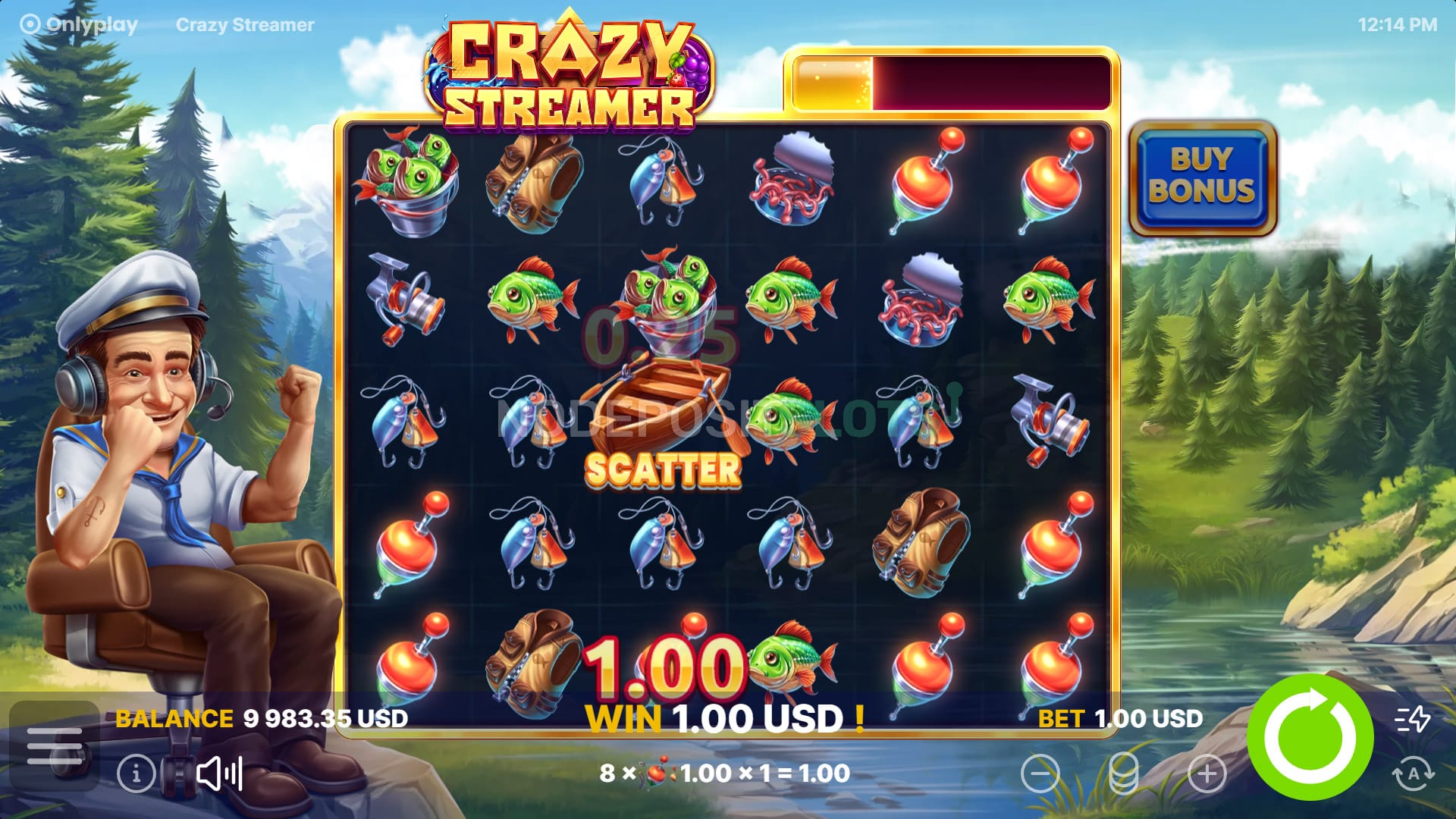 crazy streamer scatter