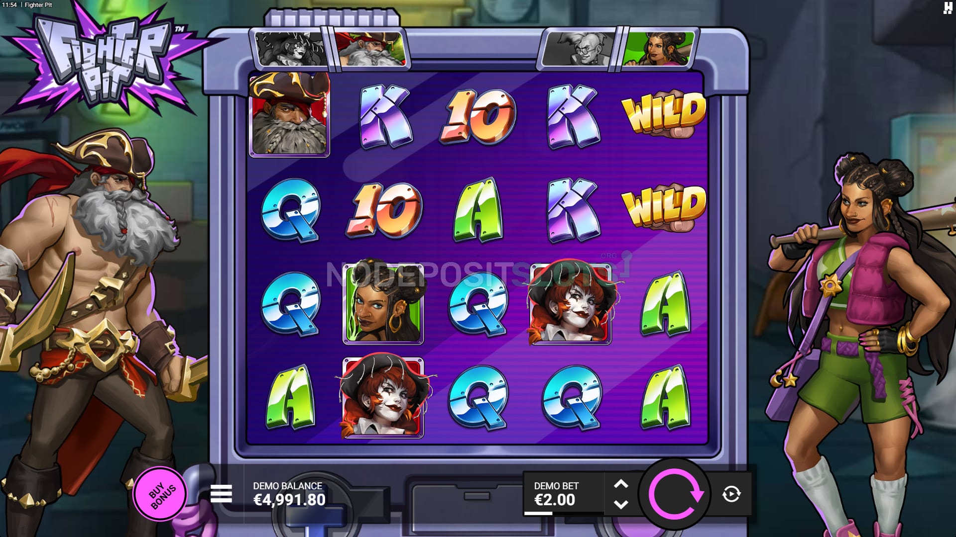 slot game fighter pit wild