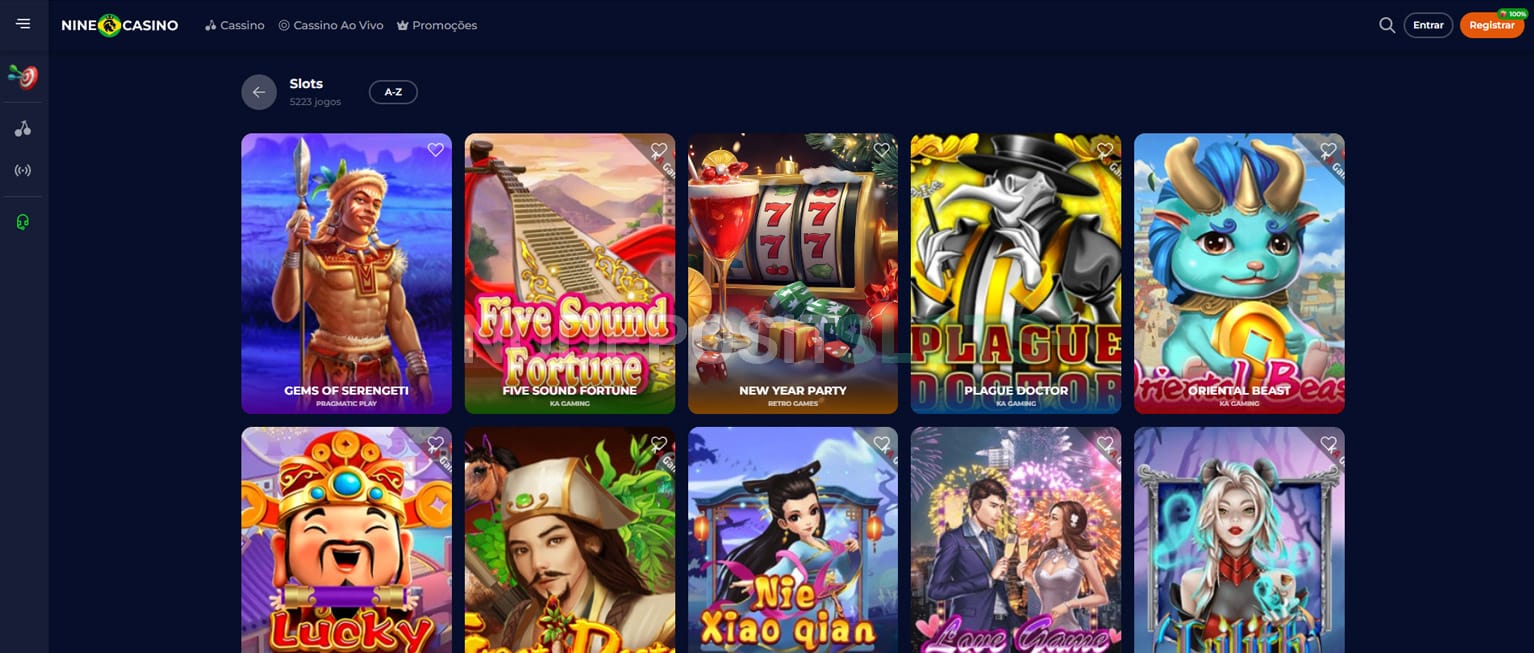 slots nine casino