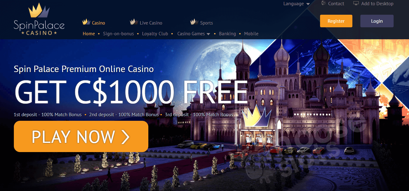 Spin palace casino bonus