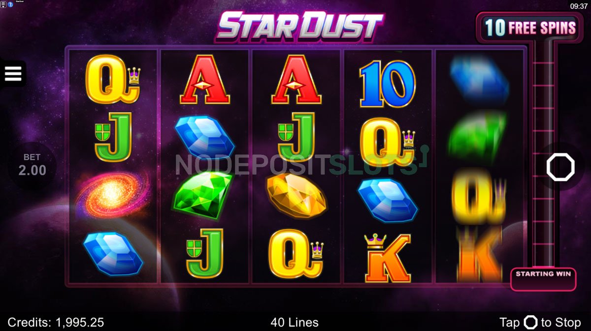 StarDust Slot Microgaming Play