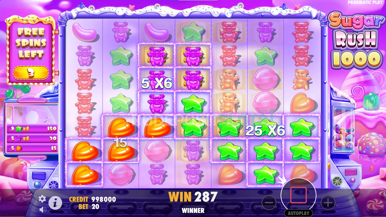 Sugar Rush 1000 Multiplyers