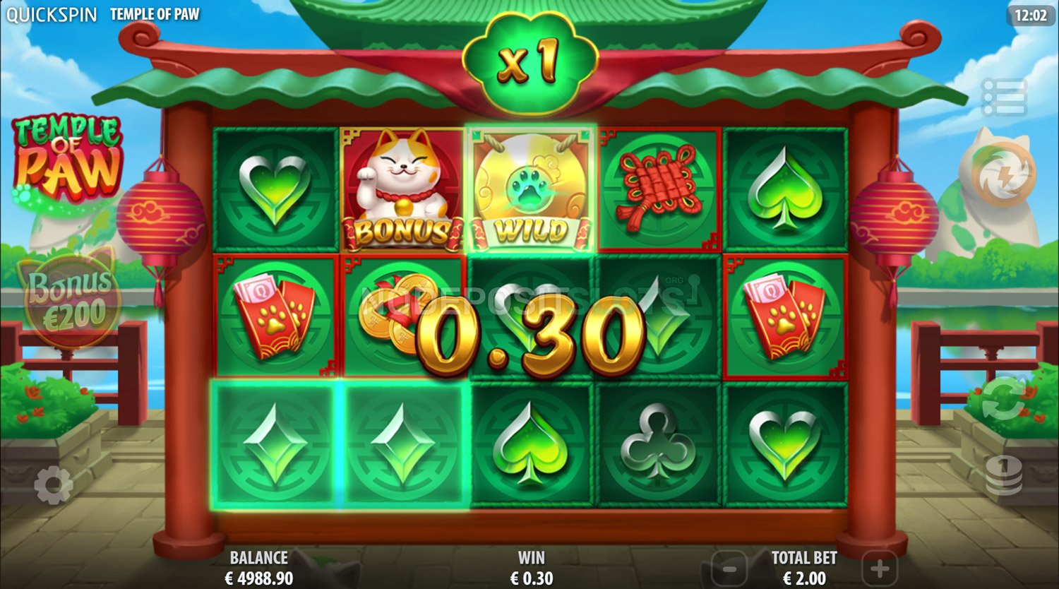 Temple of Paw Slot - Win