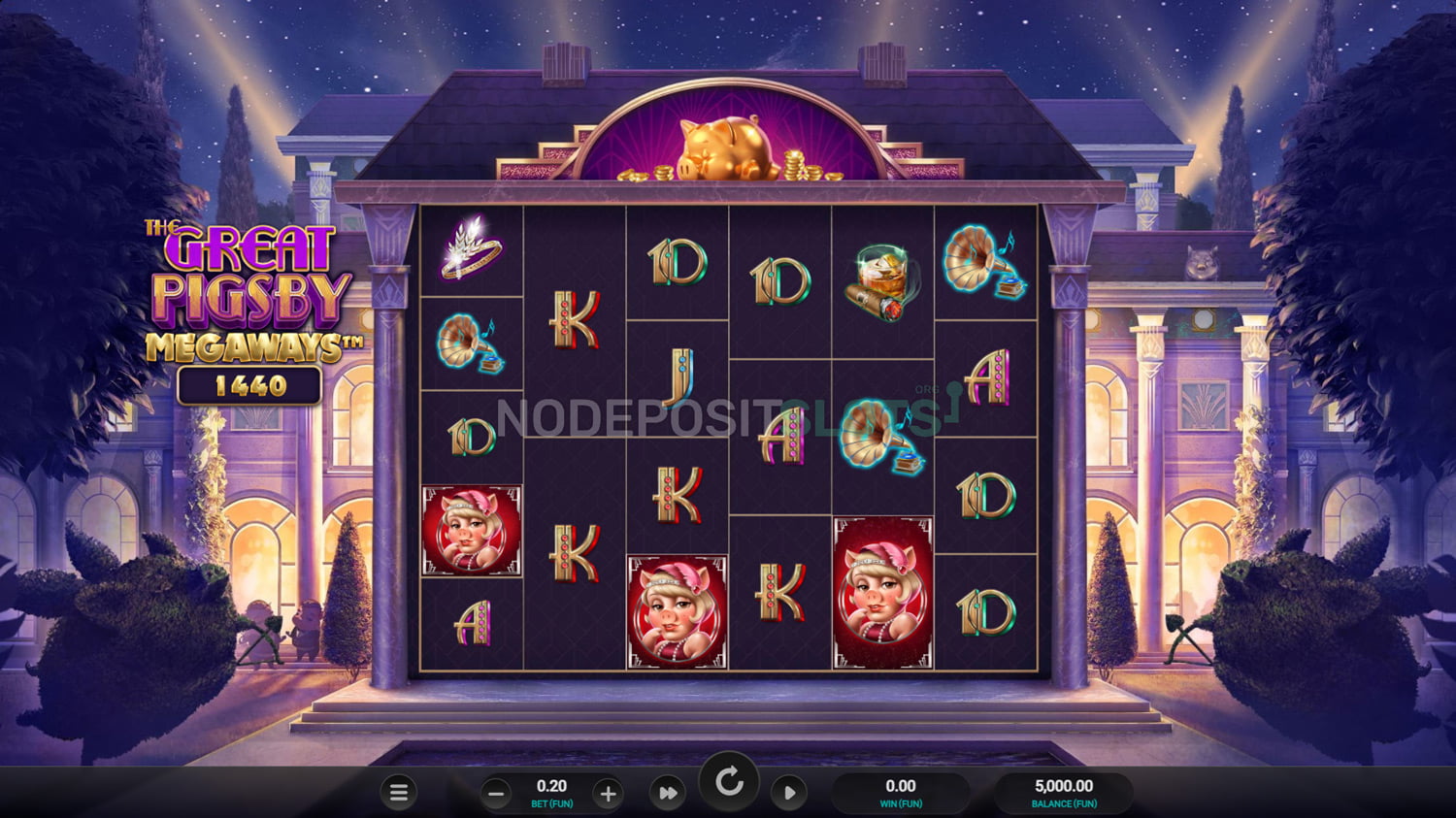 The Great Pigsby Megaways - Symbols