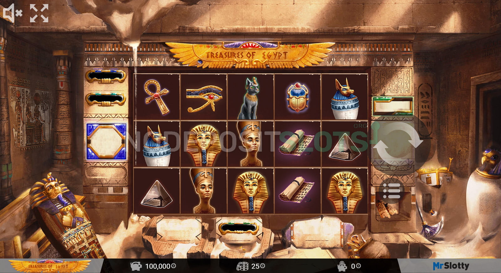 Treasures of Egypt slot preview