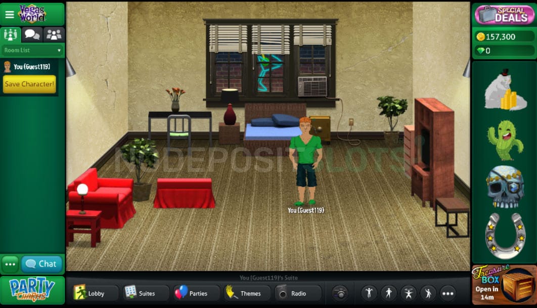 Vegas World - Your Character