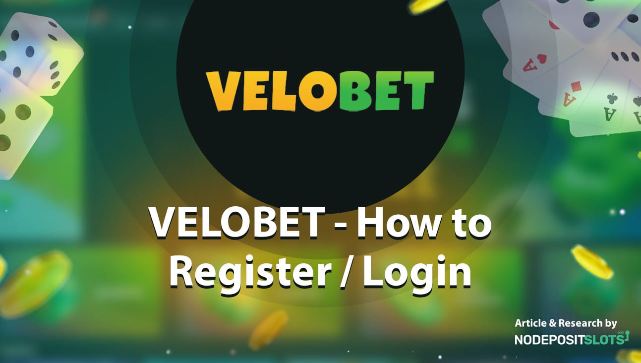 Velobet - How to Register/Login