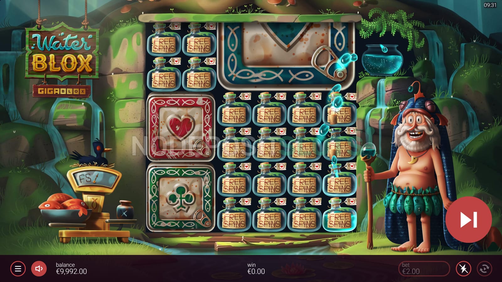 Waterblox Gigablox Slot - Free Spins