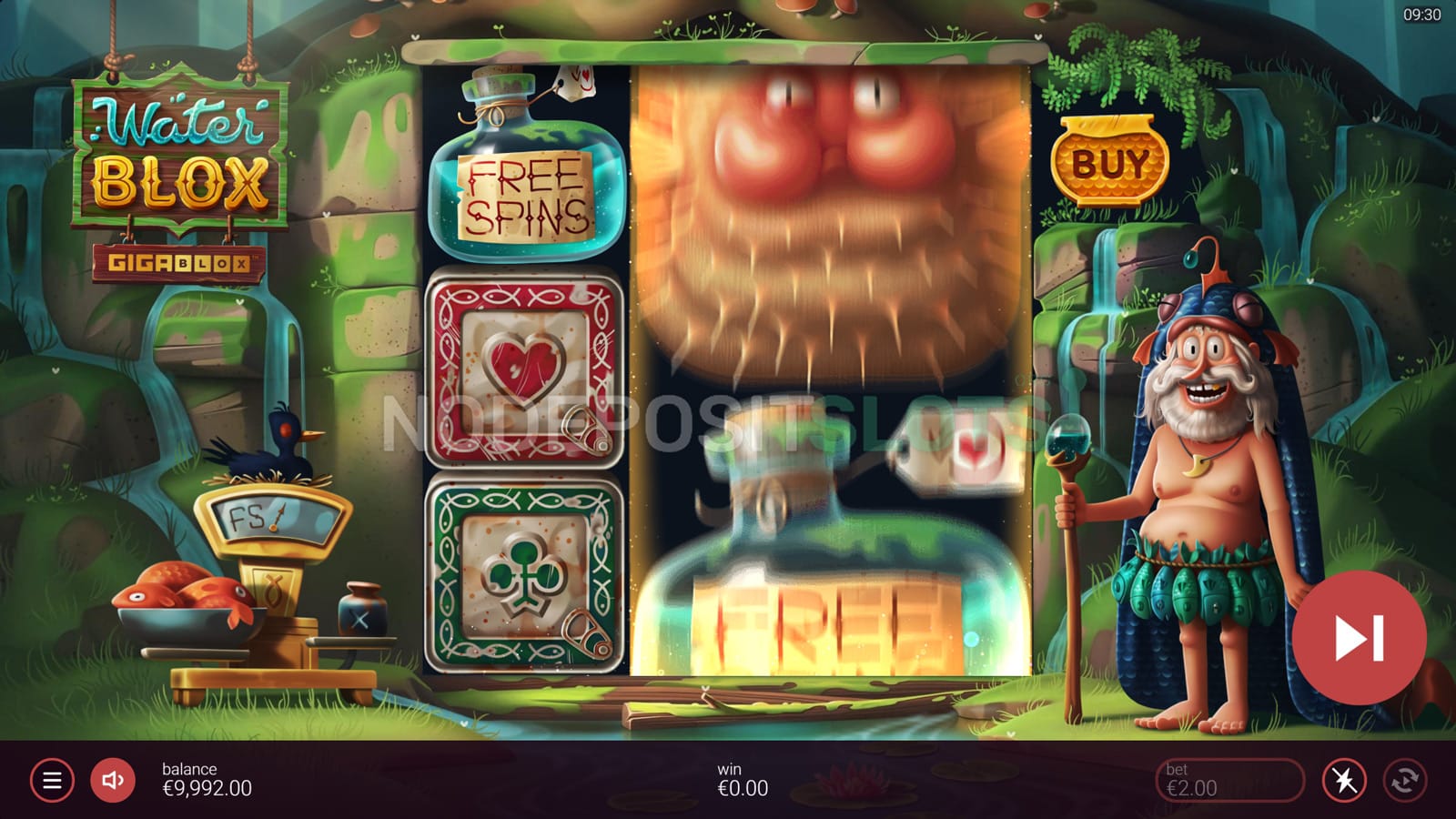 Waterblox Gigablox Slot - Monster Free Spins