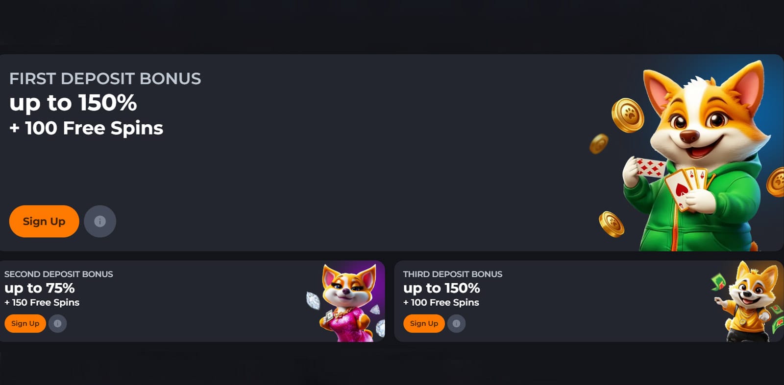 Corgibet casino welcom bonus