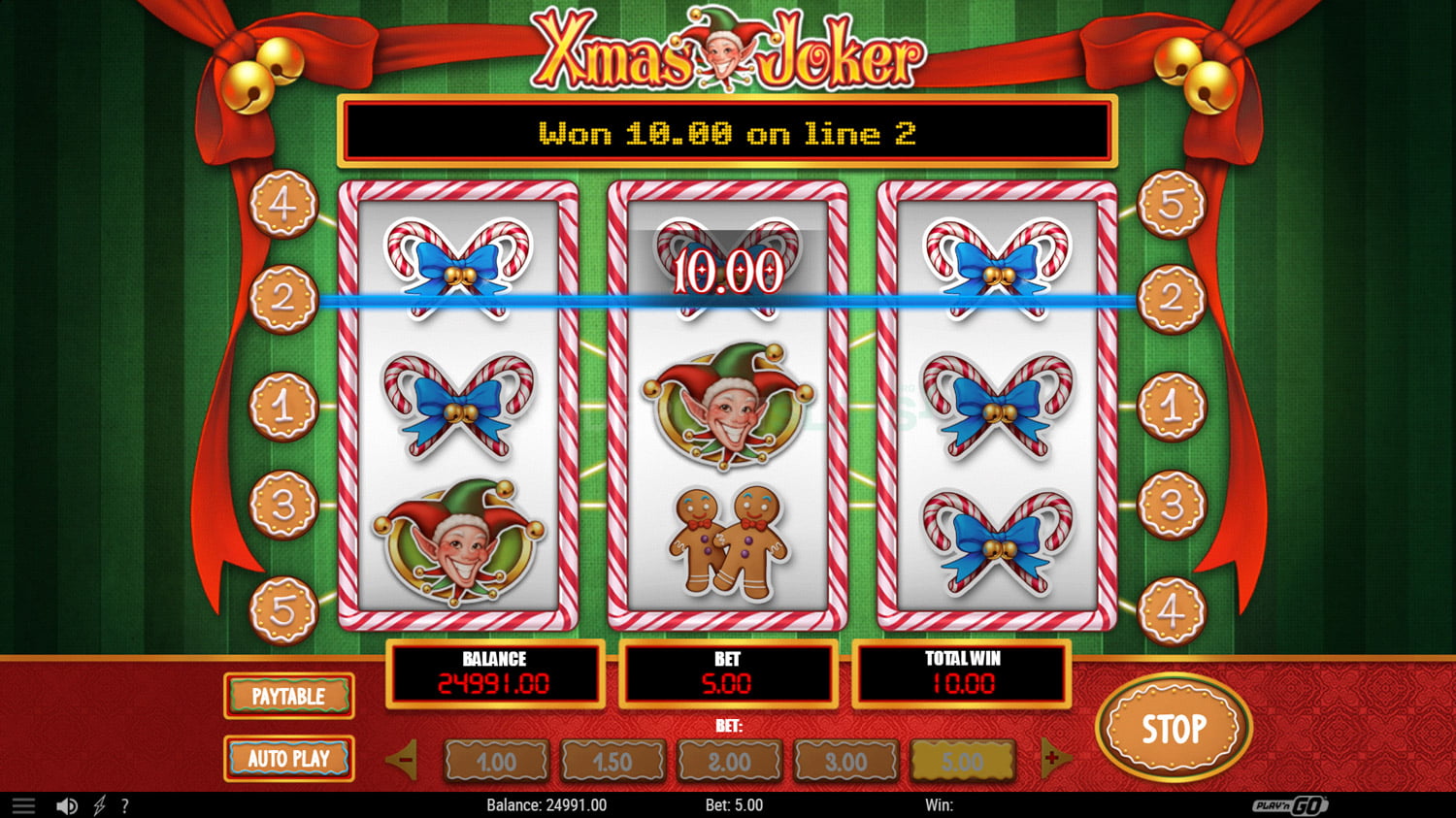 Xmas Joker Slot - Win