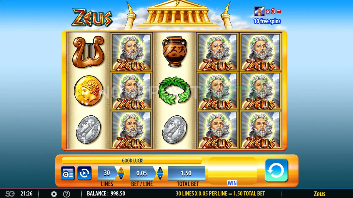 Zeus Slot Preview