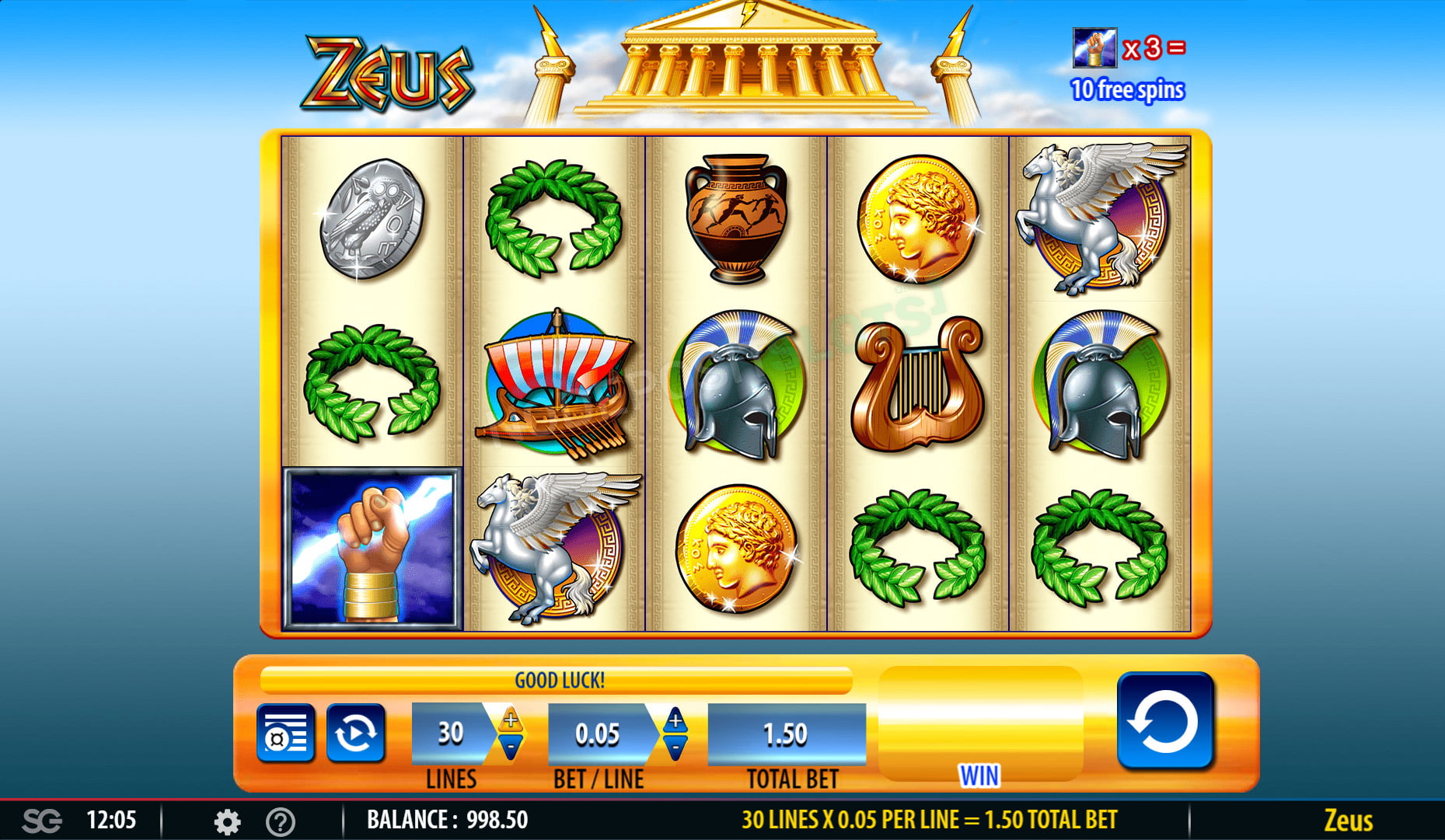 Zeus Slot Review – Play Free Spin Features